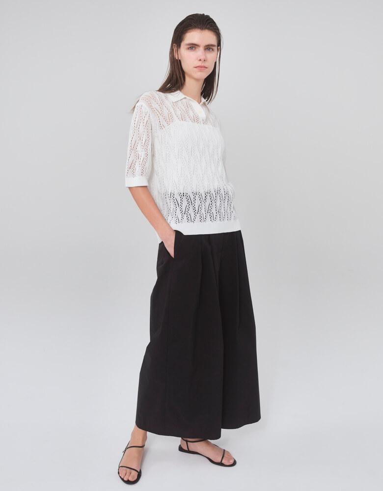Theory luxe 21ss プルオーバーニット＆ロングスカート シナモン